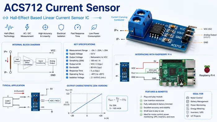 ACS712 current sensor on Raspberry Pi